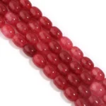 Crackle Glass Oval Beads