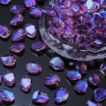 12x16mm Irregular Glass Beads for DIY Bracelets, Necklaces