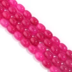 Crackle Glass Oval Beads