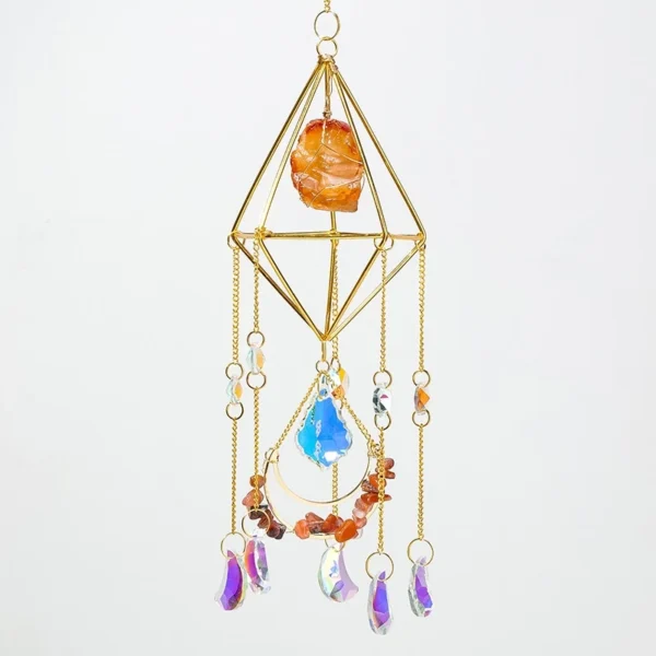 Sun Catcher Pendant in Rhombus Shape