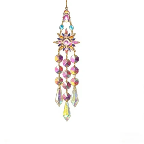 Sun Catcher Pendant in Rhombus Shape