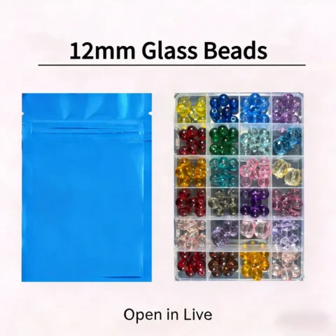 12mm Glass Beads Lucky Bags Has Surprise-Open in Live