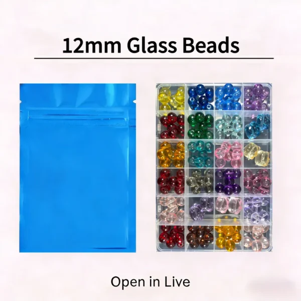 12mm Glass Beads Lucky Bags Has Surprise-Open in Live