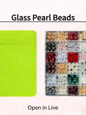 DIY Glass Pearl Beads Lucky Bags Has Surprise-Open in Live