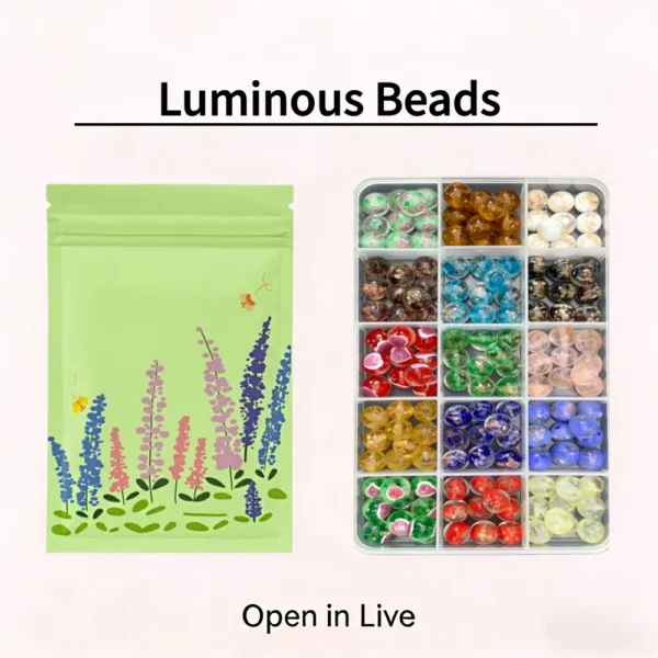 DIY Luminous beads Lucky Bags Has Surprise-Open in Live