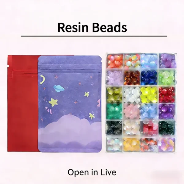 10mm 12mm Resin Beads Lucky Bags - Open in live