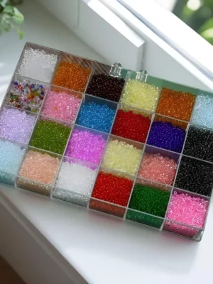 4mm Mixed Color Glass Seed Beads for DIY Jewelry Making