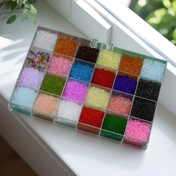 4mm Mixed Color Glass Seed Beads for DIY Jewelry Making