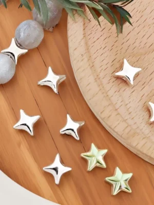 Star Spacer Beads for Jewelry Making