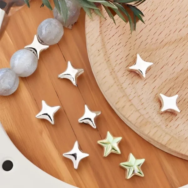 Star Spacer Beads for Jewelry Making