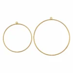 Gold Metal Hoops for DIY Hanging Decorations – 80mm & 100mm