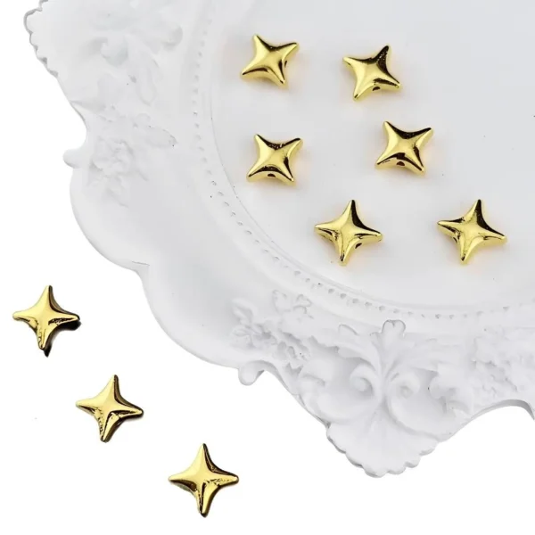 Star Spacer Beads for Jewelry Making