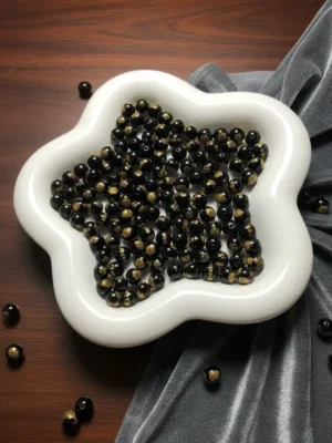 10mm Black Agate Beads for Bracelet Making