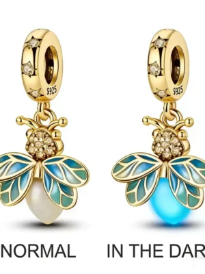 Glow in the Dark Firefly Charms for DIY Jewelry Making