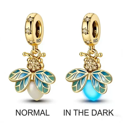 Glow in the Dark Firefly Charms for DIY Jewelry Making