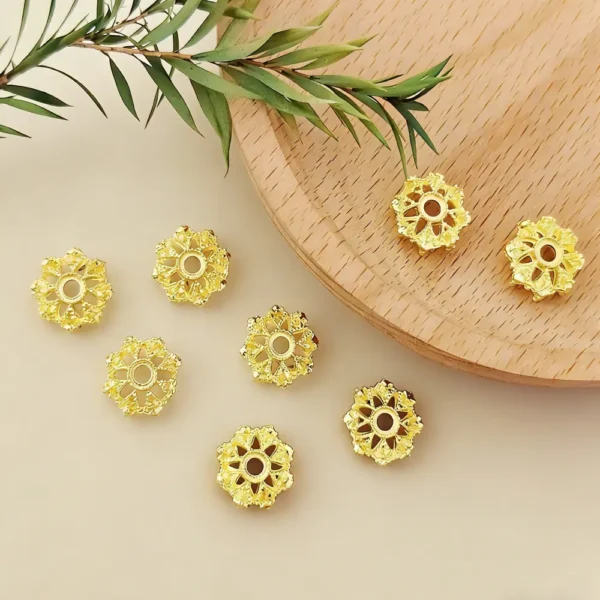 Patterned Floral Base Alloy Spacers