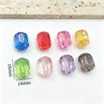 16mm Acrylic Barrel Beads for Jewelry Making