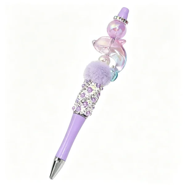 Acrylic Dolphin Beads for Beaded Pens