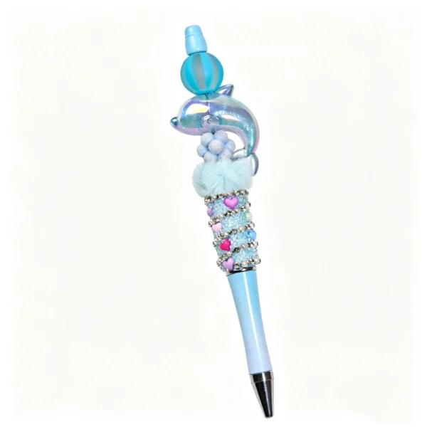 Acrylic Dolphin Beads for Beaded Pens