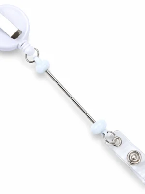 Beadable Badge Reel Clips Details