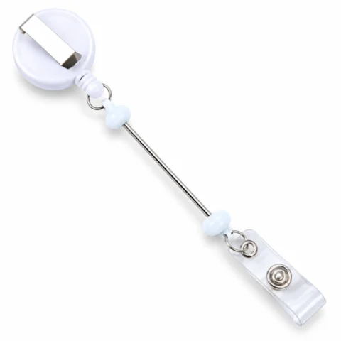 Beadable Badge Reel Clips Details