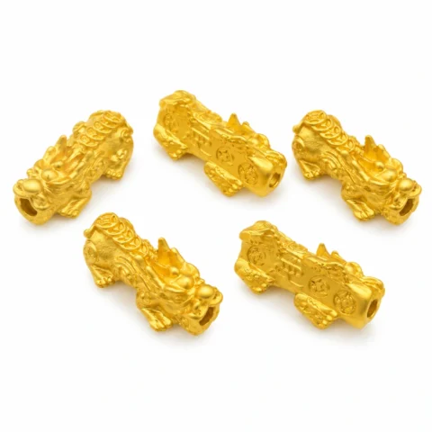5 Pcs Golden Pixiu Accessories