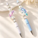 10 PCS Mixed Color Acrylic Dolphin Beads for Beadable Pens