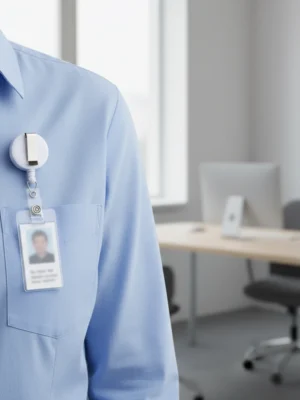 Nurse ID Badge Keychain style