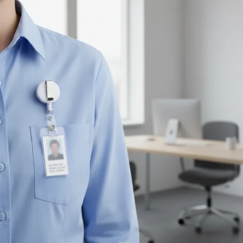 Nurse ID Badge Keychain style