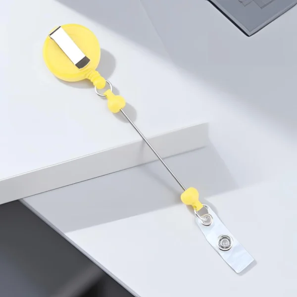 Beadable Badge Reel Clips – Retractable DIY ID Holder