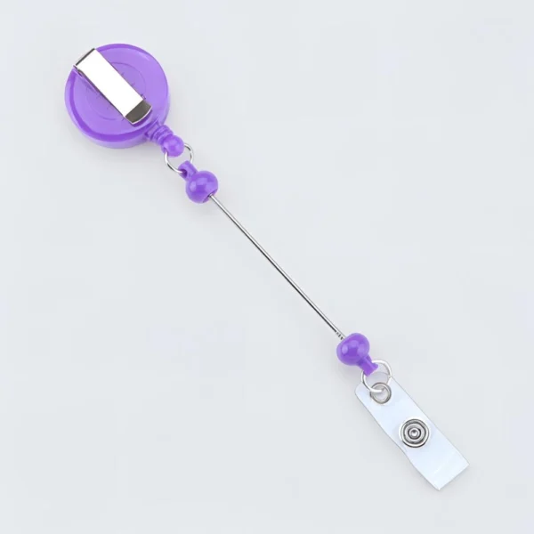 Beadable Badge Reel Clips – Retractable DIY ID Holder