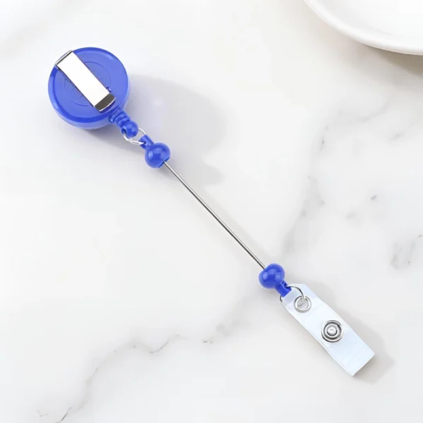 Beadable Badge Reel Clips – Retractable DIY ID Holder