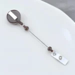 Beadable Badge Reel Clips – Retractable DIY ID Holder