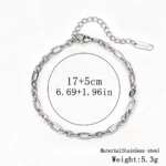 Minimalist Titanium Steel Bracelet – Unisex Everyday Jewelry
