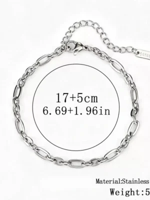 Versatile Titanium Steel Bracelet (Steel Color)