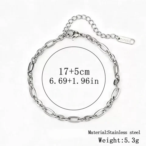Versatile Titanium Steel Bracelet (Steel Color)
