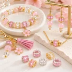 30 PCS Mixed 14K Micro-Inlaid Zircon Barrel Beads