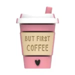 5PCS 3D Silicone Coffee Cup Charms Set
