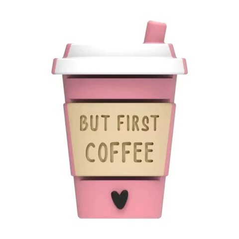 3D Coffee Cup Croc Charms