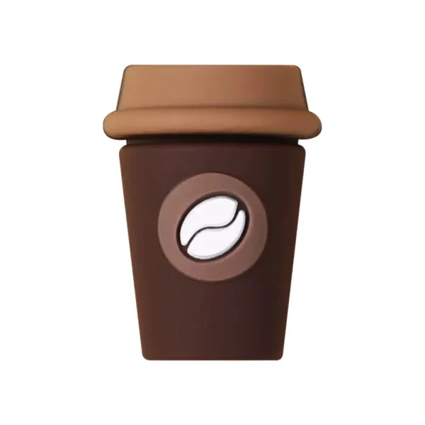 5PCS 3D Silicone Coffee Cup Charms Set