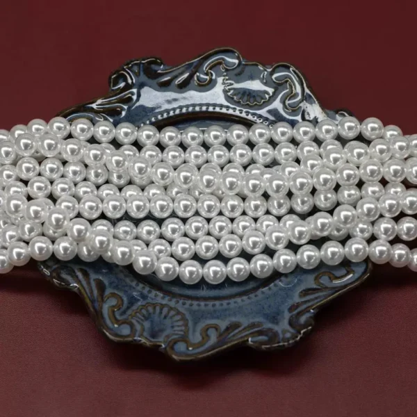 4mm Glass Pearls Beads for Jewelry Making