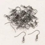 Antique Bronze & Black Gun Ear Hooks for DIY Jewelry Making