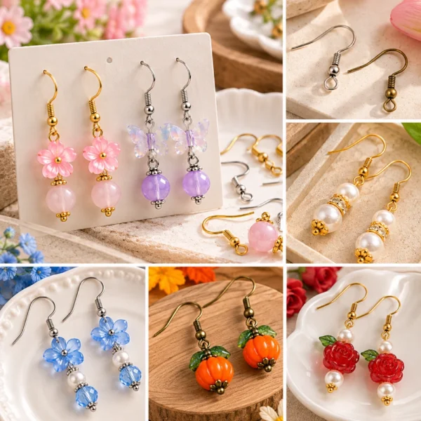 100 PCS Fishhook Earring Hooks for DIY Jewelry Making