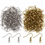 100 PCS Fishhook Earring Hooks for DIY Jewelry Making