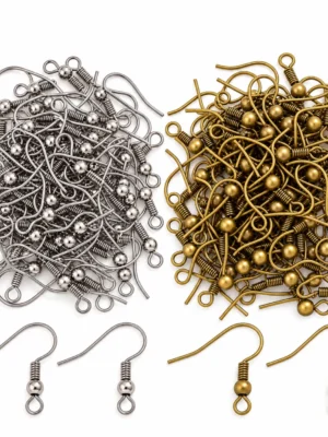 100 PCS Fishhook Earring Hooks for DIY Jewelry Making