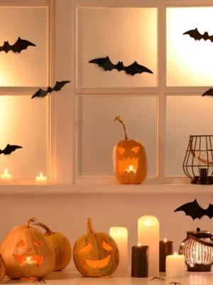 Halloween Bat Sticker Style