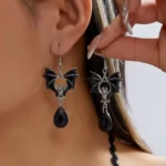 Halloween Pumpkin & Ghost Stud Earrings - Holiday Jewelry