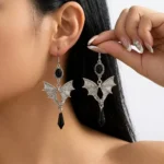 Halloween Pumpkin & Ghost Stud Earrings - Holiday Jewelry