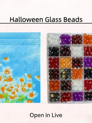 Halloween Glass Beads Lucky Bags Has Surprise-Open in Live
