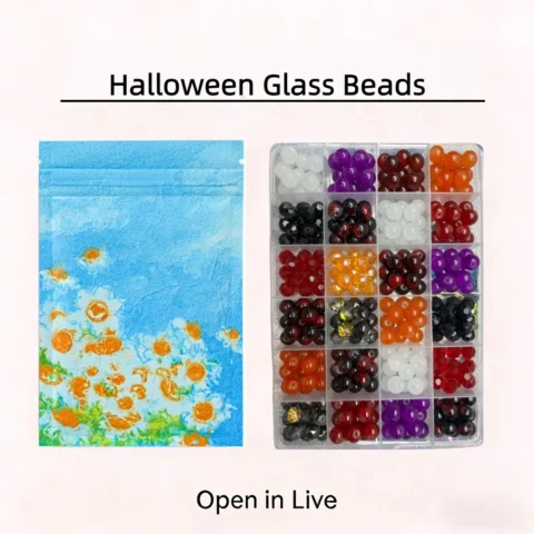 Halloween Glass Beads Lucky Bags Has Surprise-Open in Live